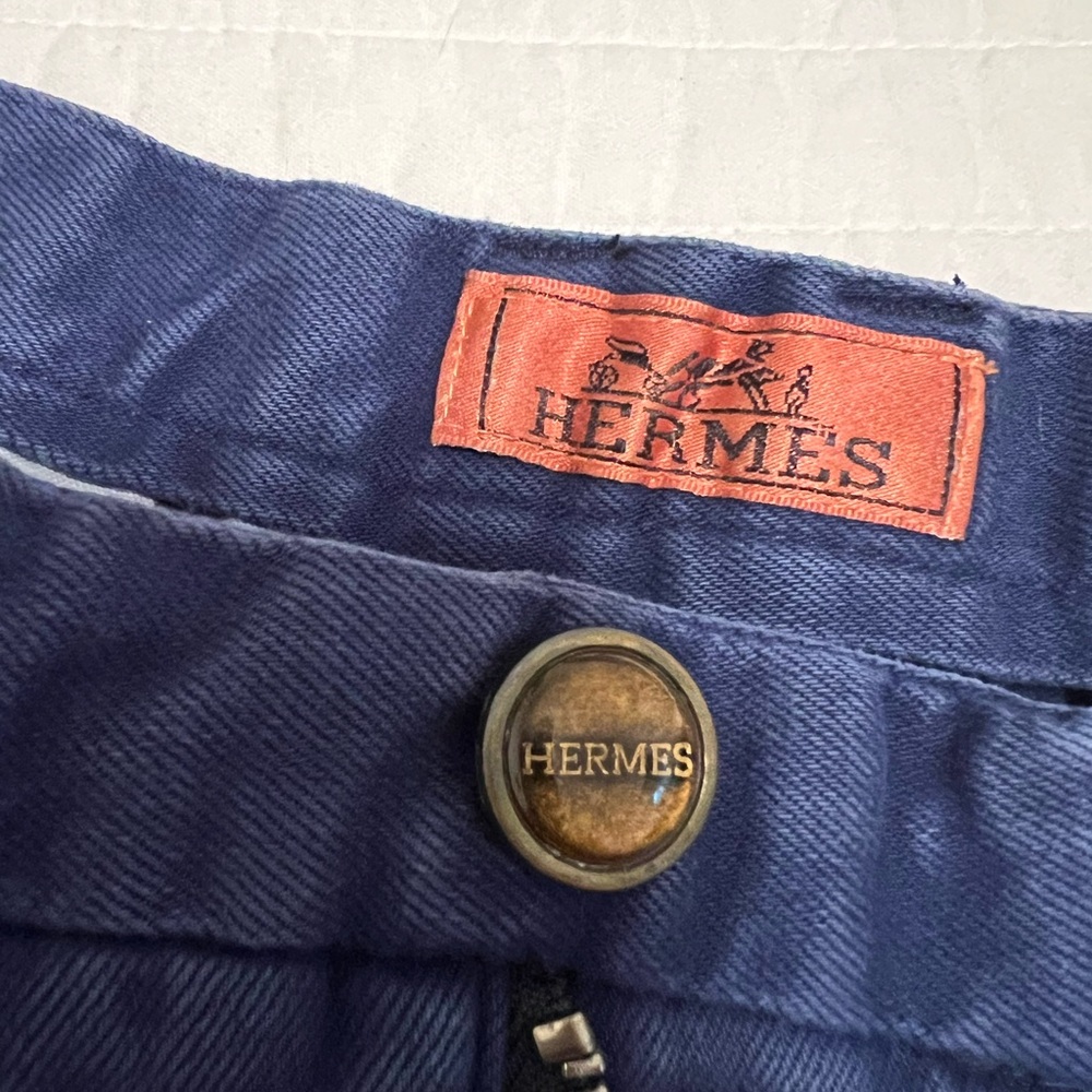 HERMES Blue Jeans 34W 32L - Picture 4 of 4